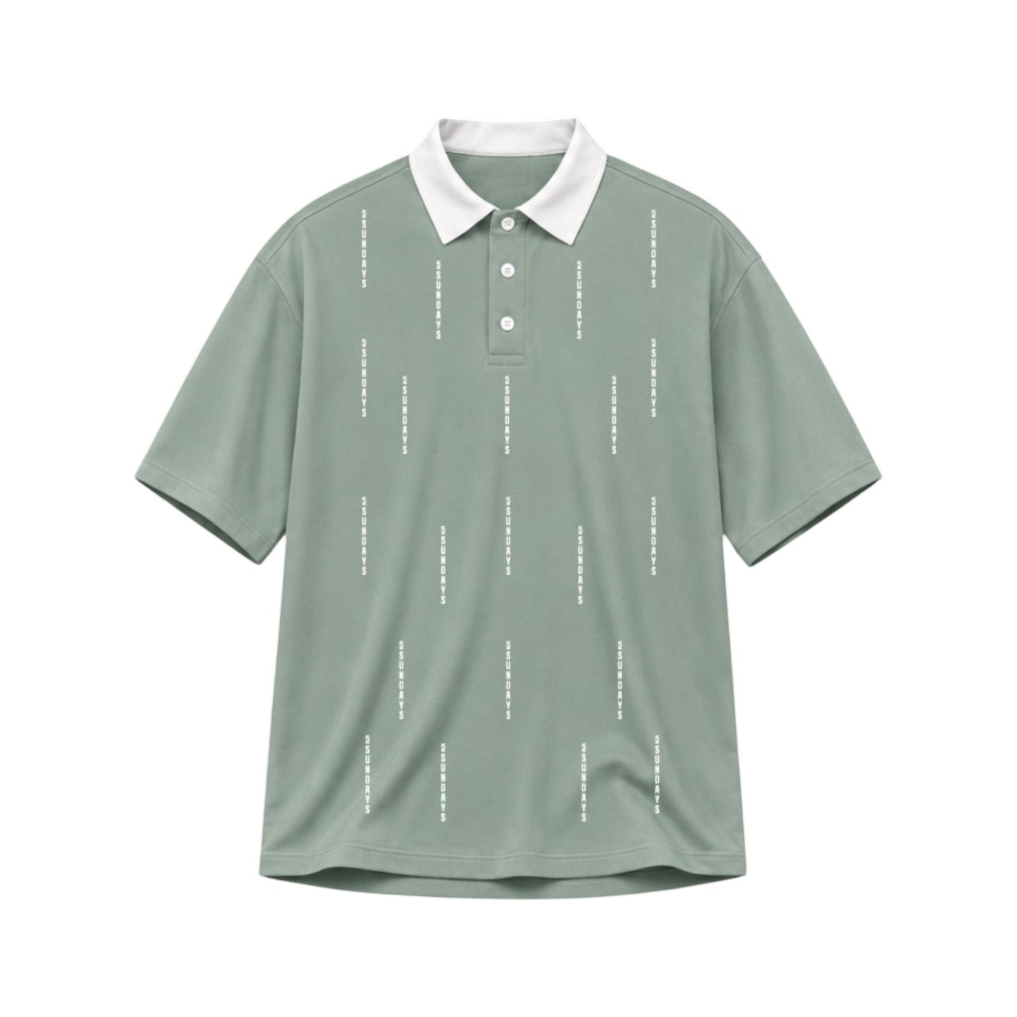 Pique Performance Golf Polo Sage Green