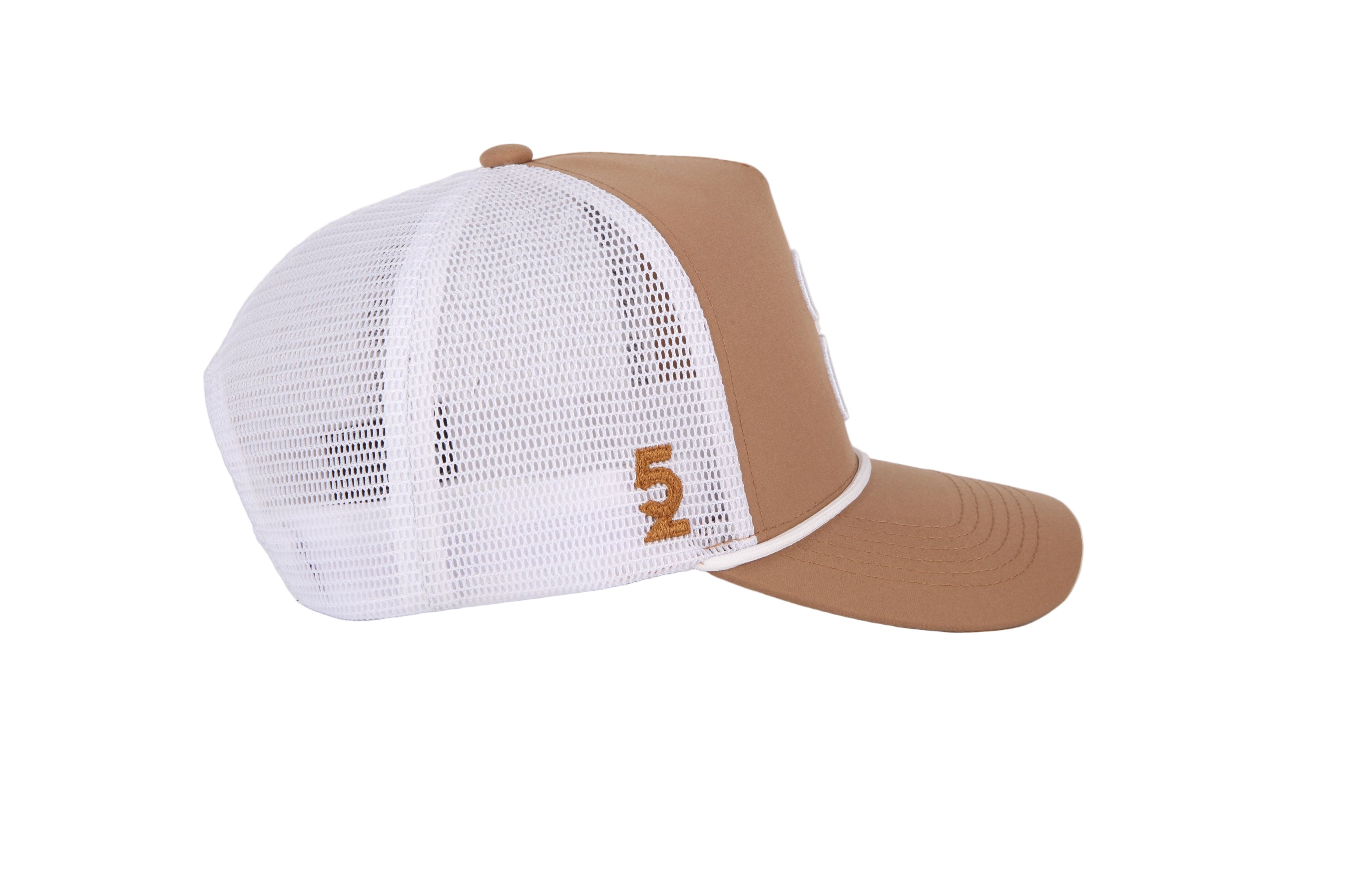 Initial Golf Trucker Hat (Khaki)