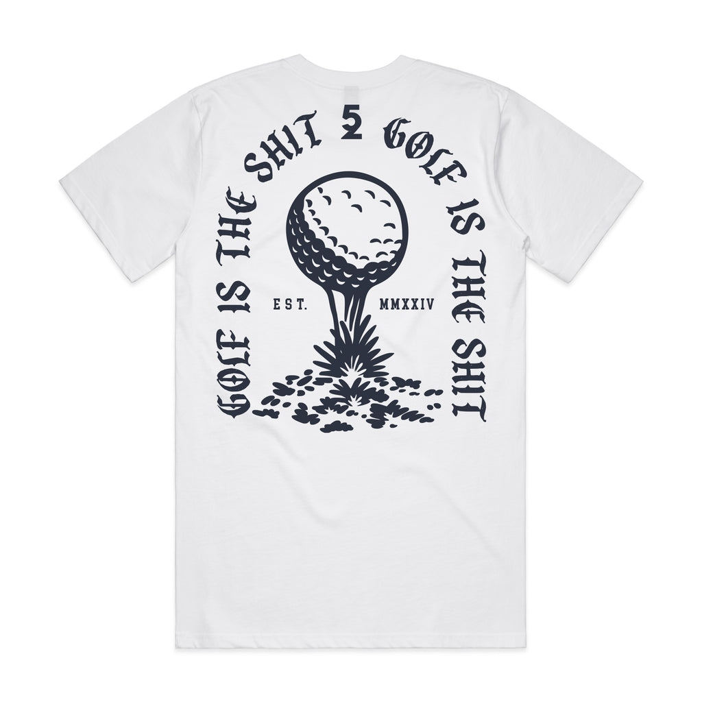 Golf Is The Shit T-Shirt (White)