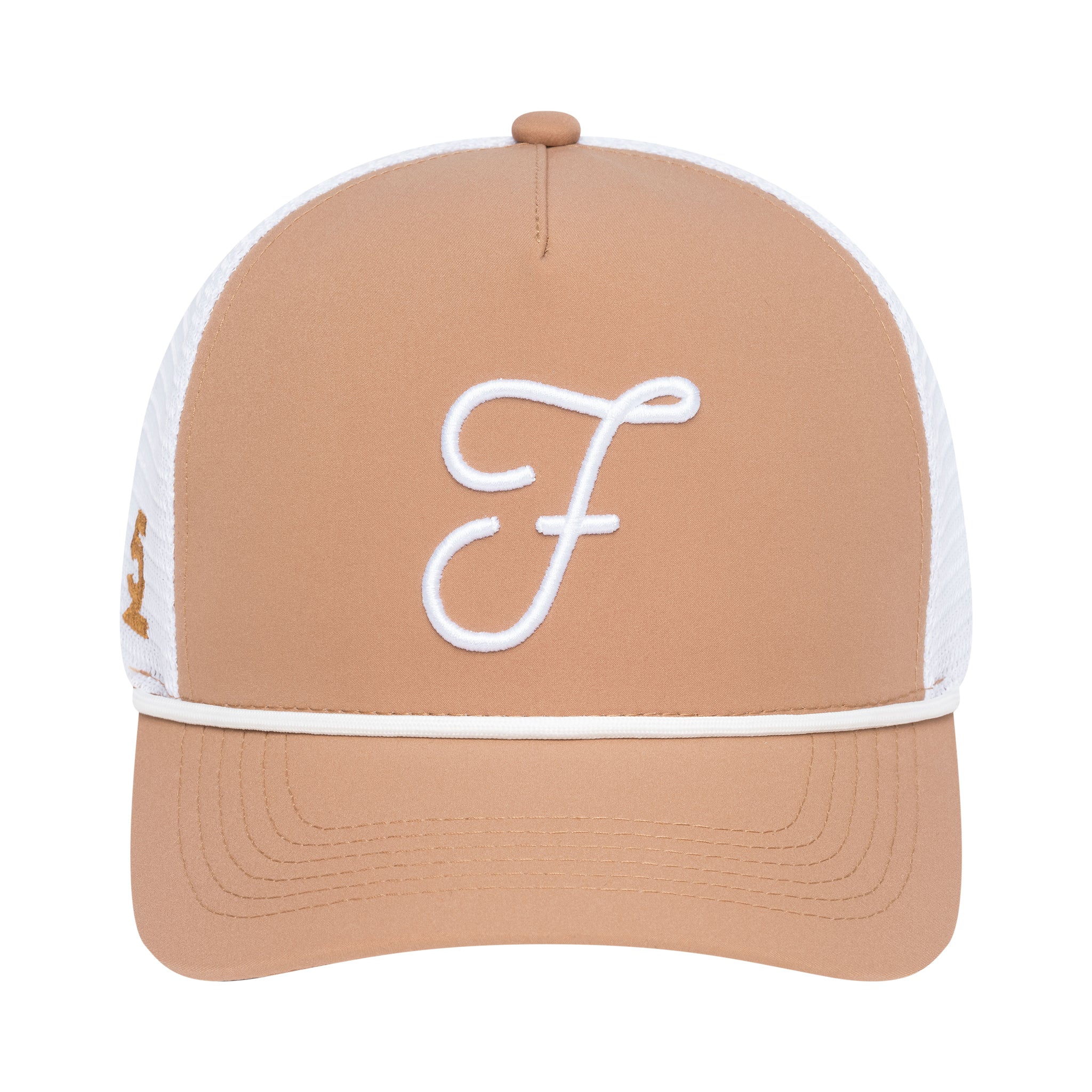 Initial Golf Trucker Hat (Khaki)