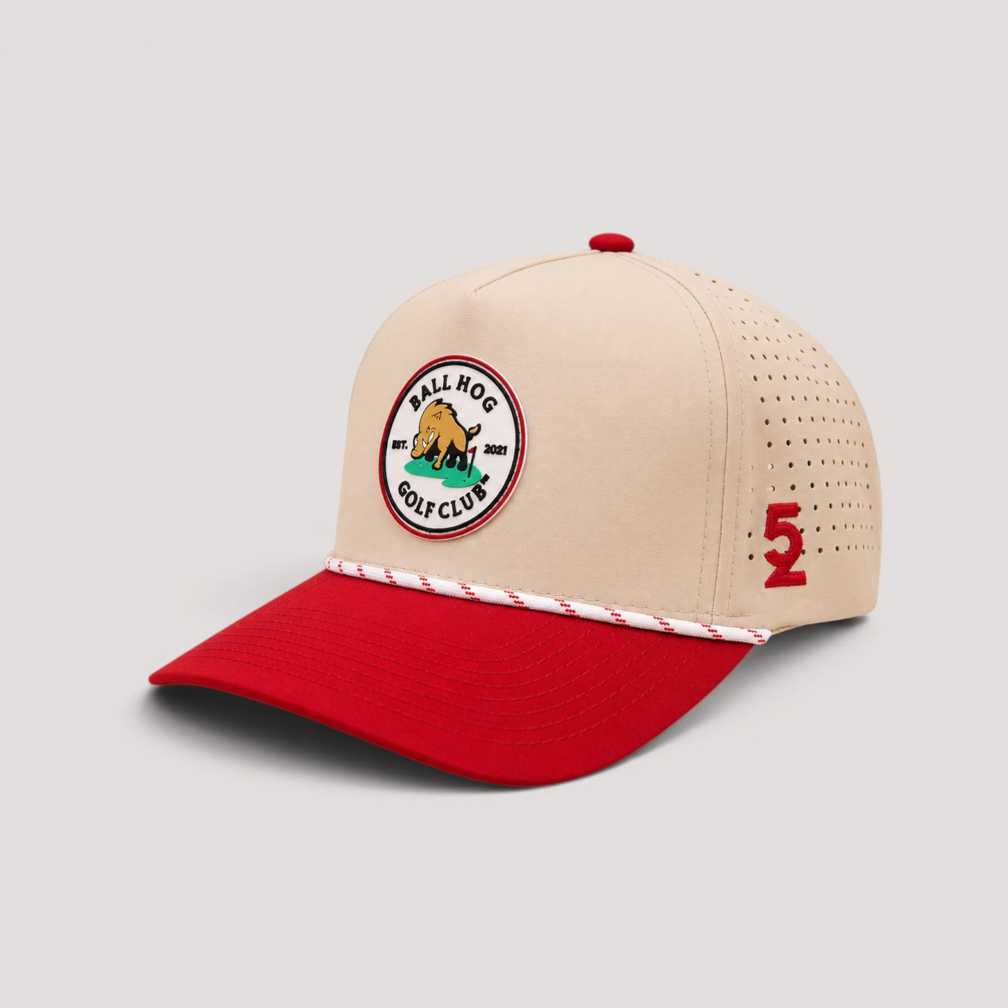 The Ball Hog Classic Red | Tan