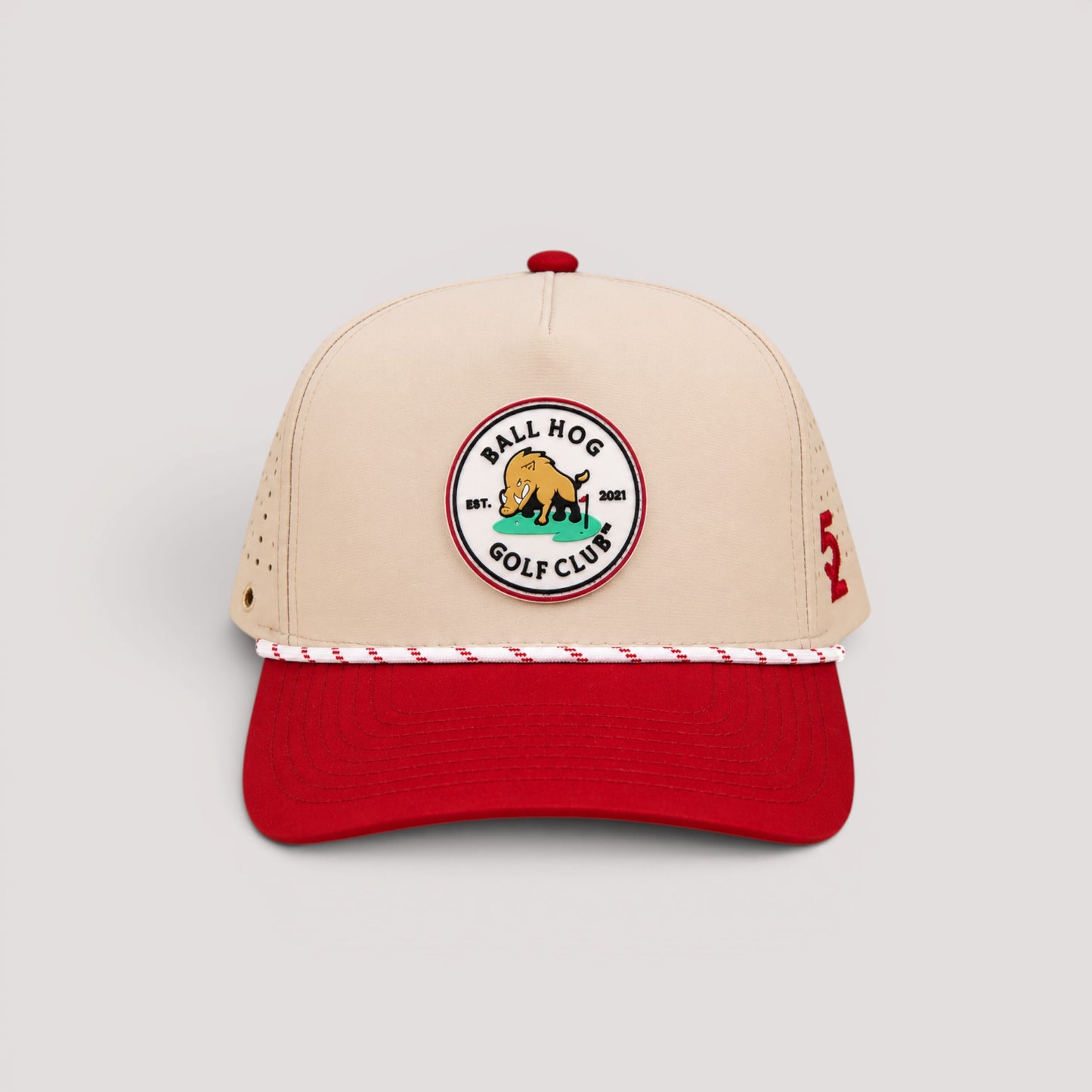 The Ball Hog Classic Red | Tan