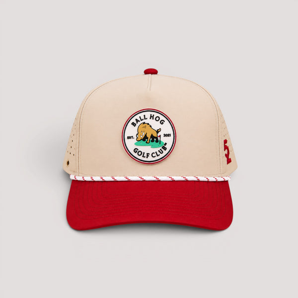 The Ball Hog Classic Red | Tan