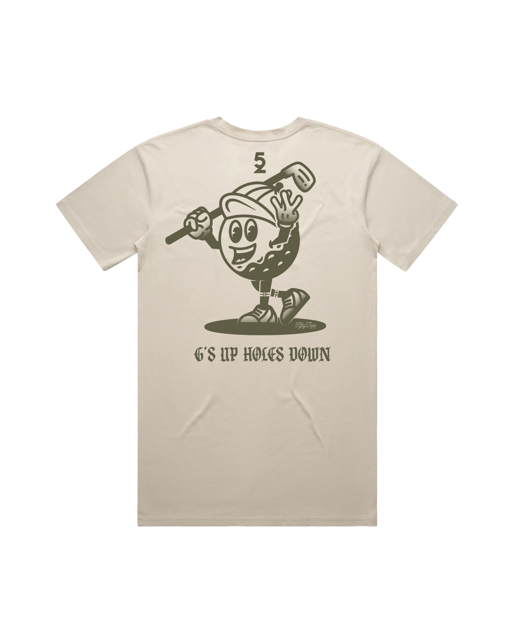 G's Up Holes Down T-Shirt (Bone)