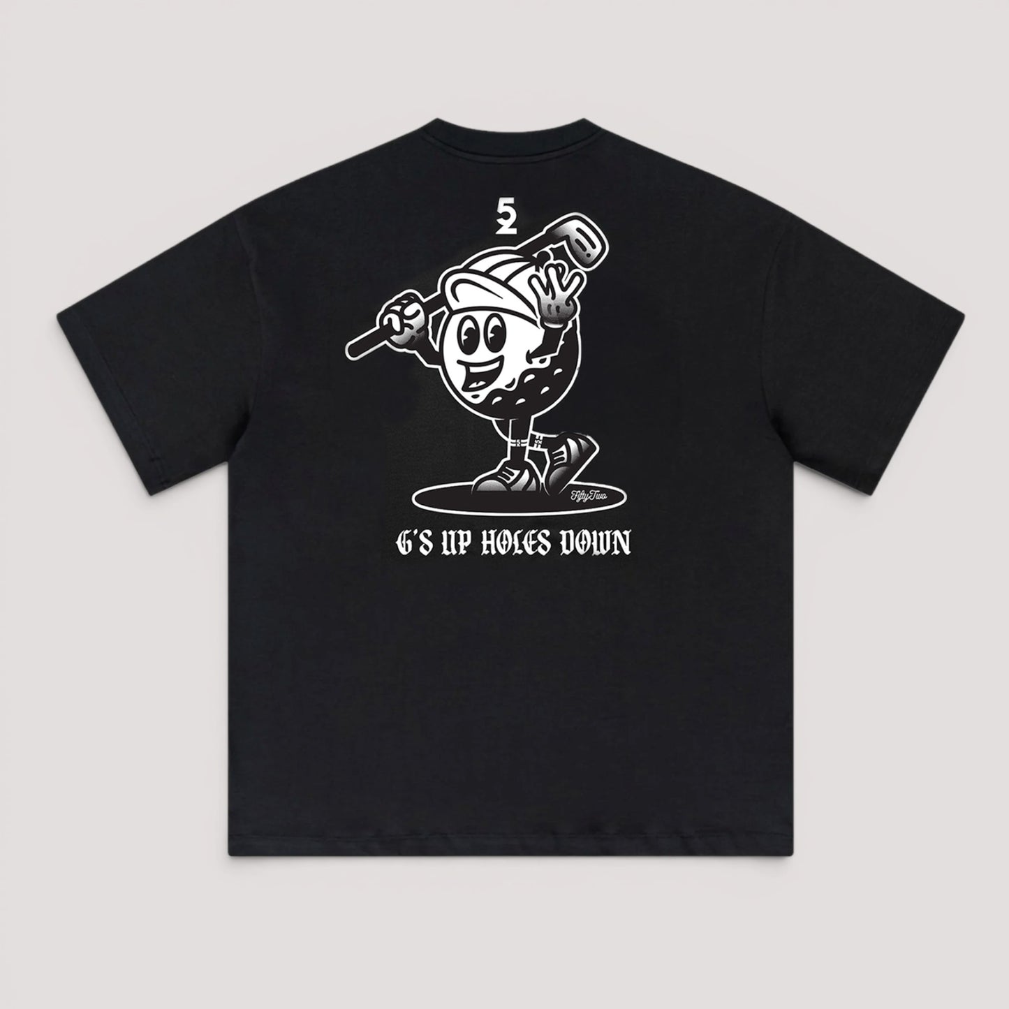 G's Up Holes Down Tee - Black