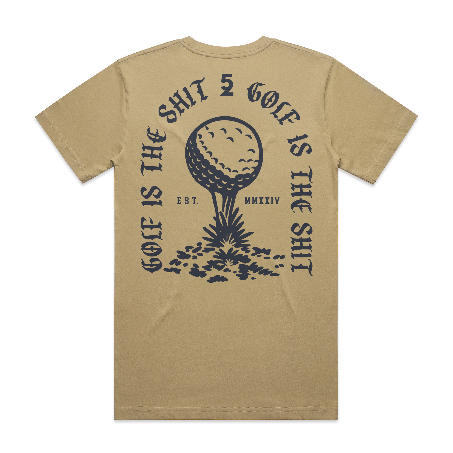 Golf Is The Shit T-Shirt (Khaki)