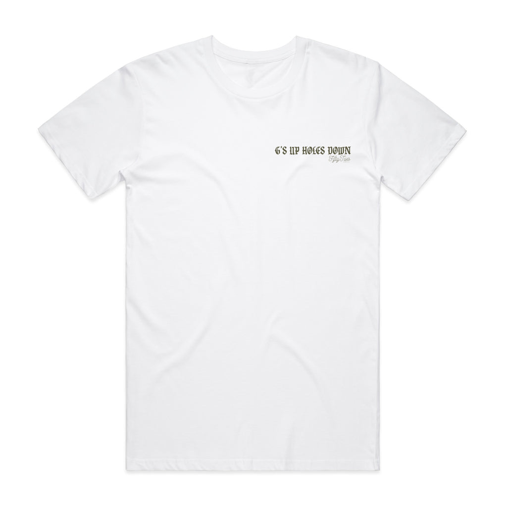 G's Up Holes Down T-Shirt (White)