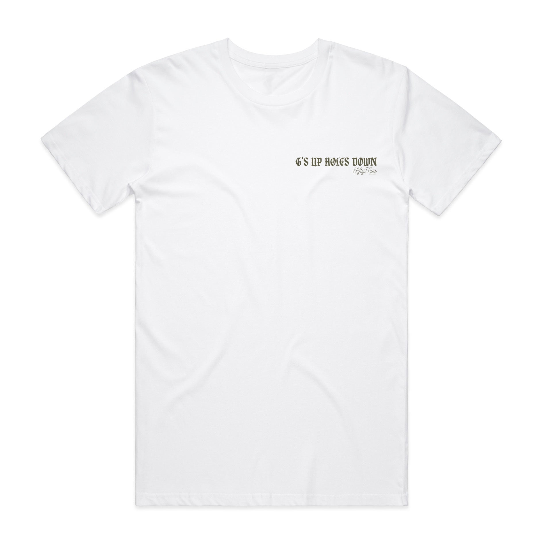 G's Up Holes Down T-Shirt (White)