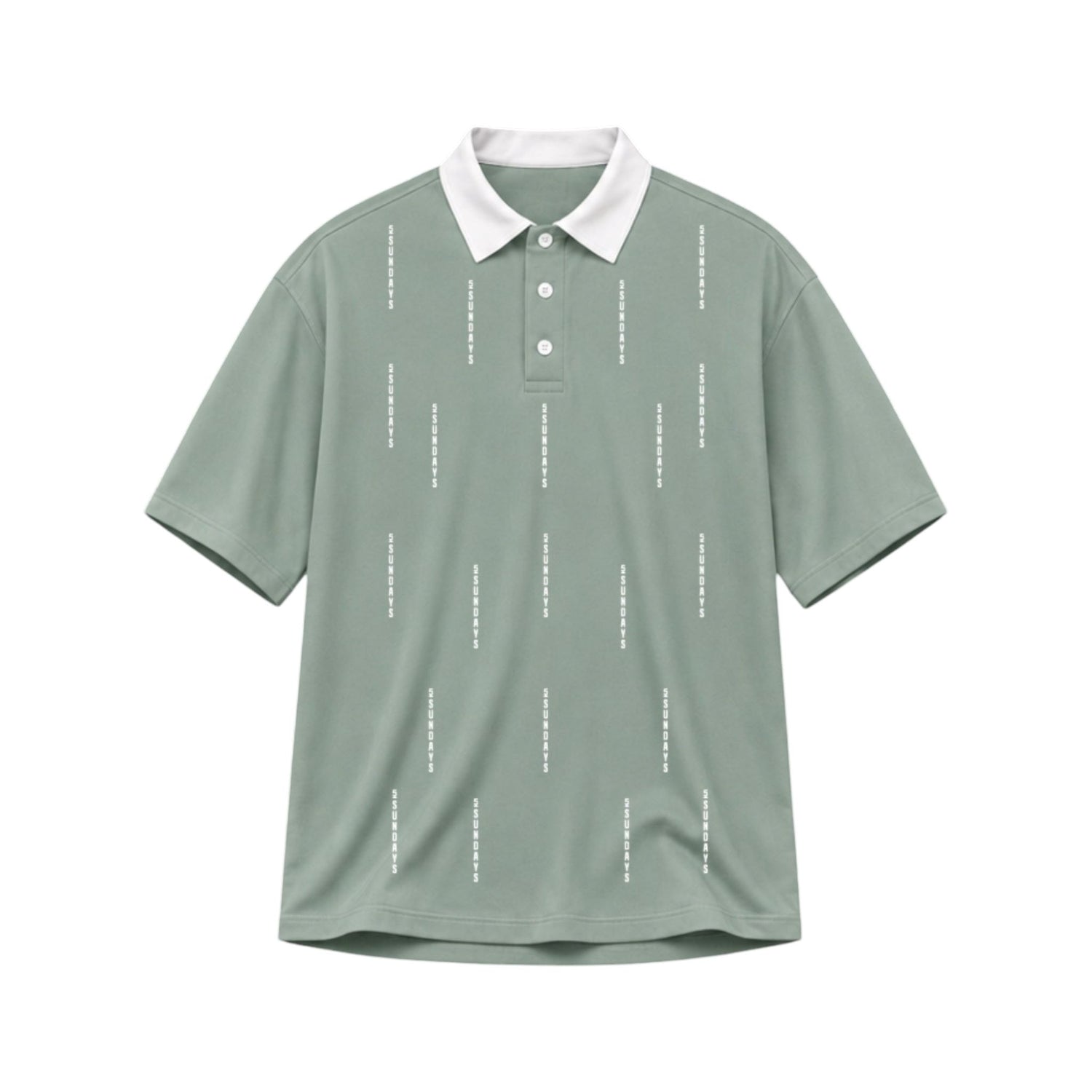 Pique Performance Golf Polo Sage Green