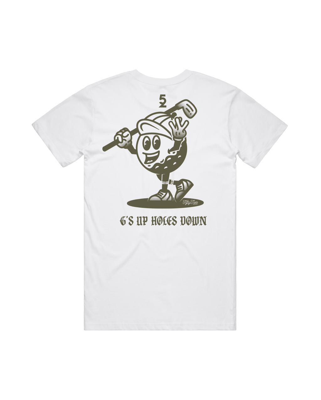 G's Up Holes Down T-Shirt (White)